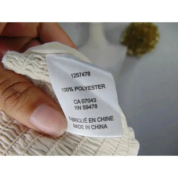 Rachel Zoe Women's Sleeveless Wrap Top - Size M - Cream - Picture 11 of 12